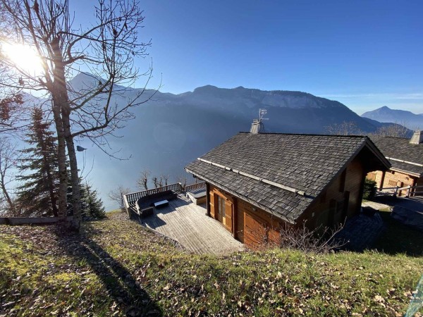 Chalet 3ch 8pers : cheminée, près du ski bus